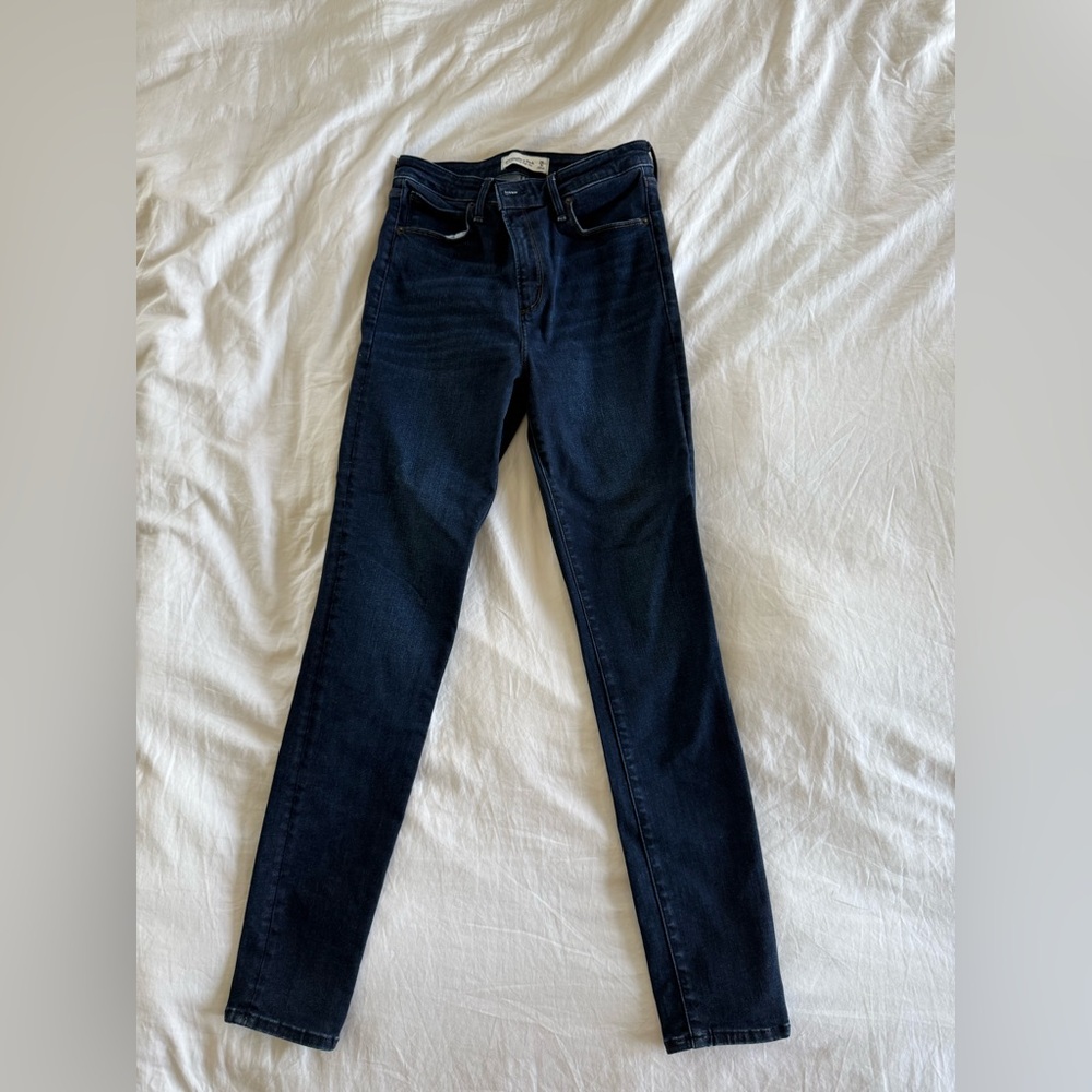 Abercrombie & Fitch Women's Super Skinny High Rise Jeans